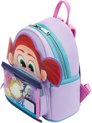 LOUNGEFLY Disney Pixar Moments Finding Nemo Darla Womens Double Strap Shoulder Bag Purse