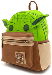 LOUNGEFLY Star Wars Pop Yoda Cosplay Womens Double Strap Shoulder Bag Purse