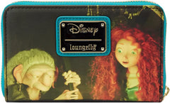 LOUNGEFLY Disney Brave Merida Princess Scenes Zip Around Wallet