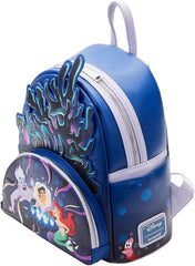 LOUNGEFLY The Little Mermaid Ursula Lair Glow Double Strap Shoulder Bag