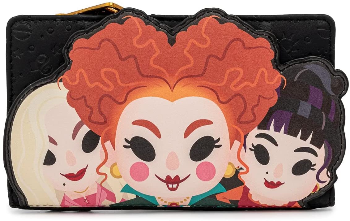 LOUNGEFLY Disney Hocus Pocus Sanderson Sisters Flap Wallet
