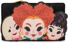 LOUNGEFLY Disney Hocus Pocus Sanderson Sisters Flap Wallet