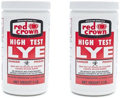The Boyer Corporation Red Crown Lye – Food Grade, 2 lbs (Pack of 2)