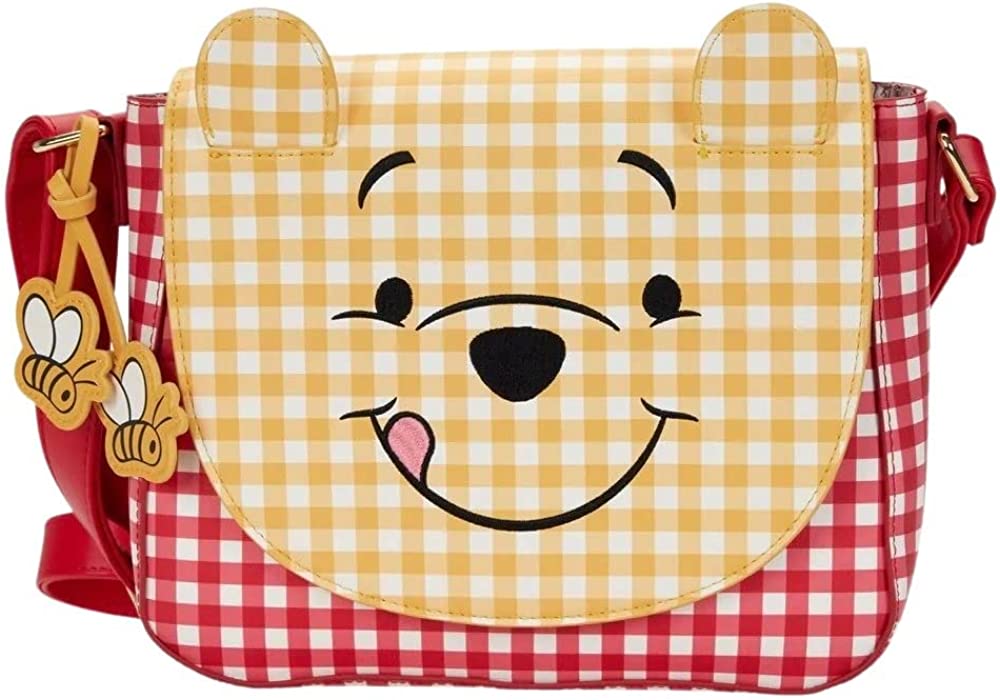 LOUNGEFLY Winnie the Pooh Gingham Crossbody Bag