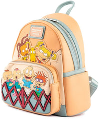 LOUNGEFLY Nickelodeon Rugrats 30th Anniversary Womens Double Strap Shoulder Bag Purse