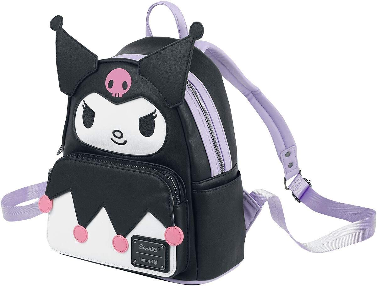 LOUNGEFLY Sanrio Hello Kitty Kuromi Cosplay Adult Womens Double Strap Shoulder Bag Purse