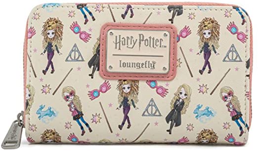 LOUNGEFLY Harry Potter Luna Lovegood Aop Ziparound Wallet