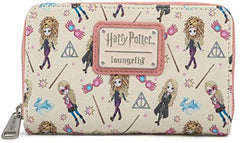LOUNGEFLY Harry Potter Luna Lovegood Aop Ziparound Wallet