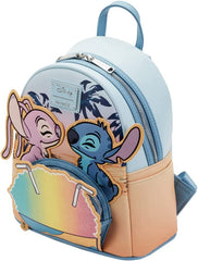 LOUNGEFLY Disney Lilo and Stitch Snow Cone Date Night Womens Double Strap Shoulder Bag Purse
