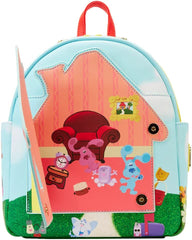 LOUNGEFLY Blues Clues Open House Double Strap Shoulder Bag