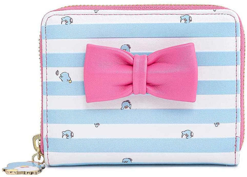 Loungefly Sanrio Tuxedo Sam Striped Zip Around Wallet