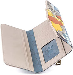 LOUNGEFLY Disney Lady and the Tramp Wet Cement Flap Wallet