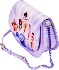 LOUNGEFLY Disney Hercules Muses Clouds Crossbody Bag Hercules One Size