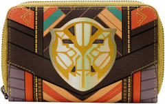 LOUNGEFLY Marvel Black Panther Okoye Zip Around Wallet