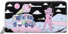 Loungefly Valfre Lucy Ice Cream Truck Zip Around Wallet