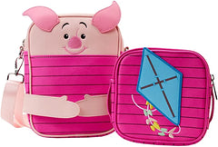 LOUNGEFLY Disney Winnie the Pooh Piglet “Crossbuddy” Bag