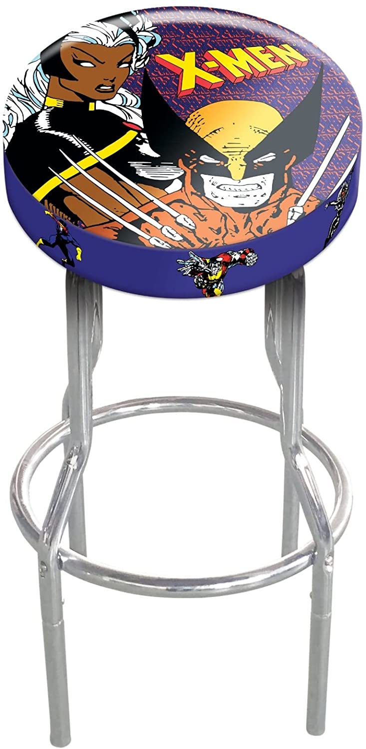 ARCADE1UP Stool Adjustable Height 21.5 inches to 29.5 inches (X-Men Wolverine)