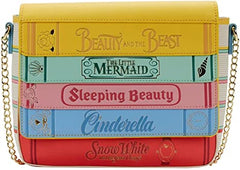 LOUNGEFLY Disney Princess Books Classics Cross Body Bag