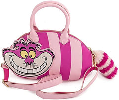 LOUNGEFLY Licensed Disney Alice In Wonderland Cheshire Cat Applique Crossbody