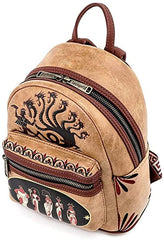 LOUNGEFLY Disney Hercules Muses Womens Double Strap Shoulder Bag Purse