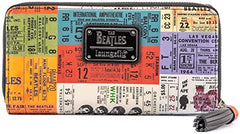 LOUNGEFLY The Beatles Ticket Stubs Faux Leather Wallet