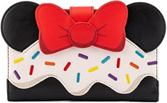 LOUNGEFLY Disney Minnie Sweets Collection Flap Wallet