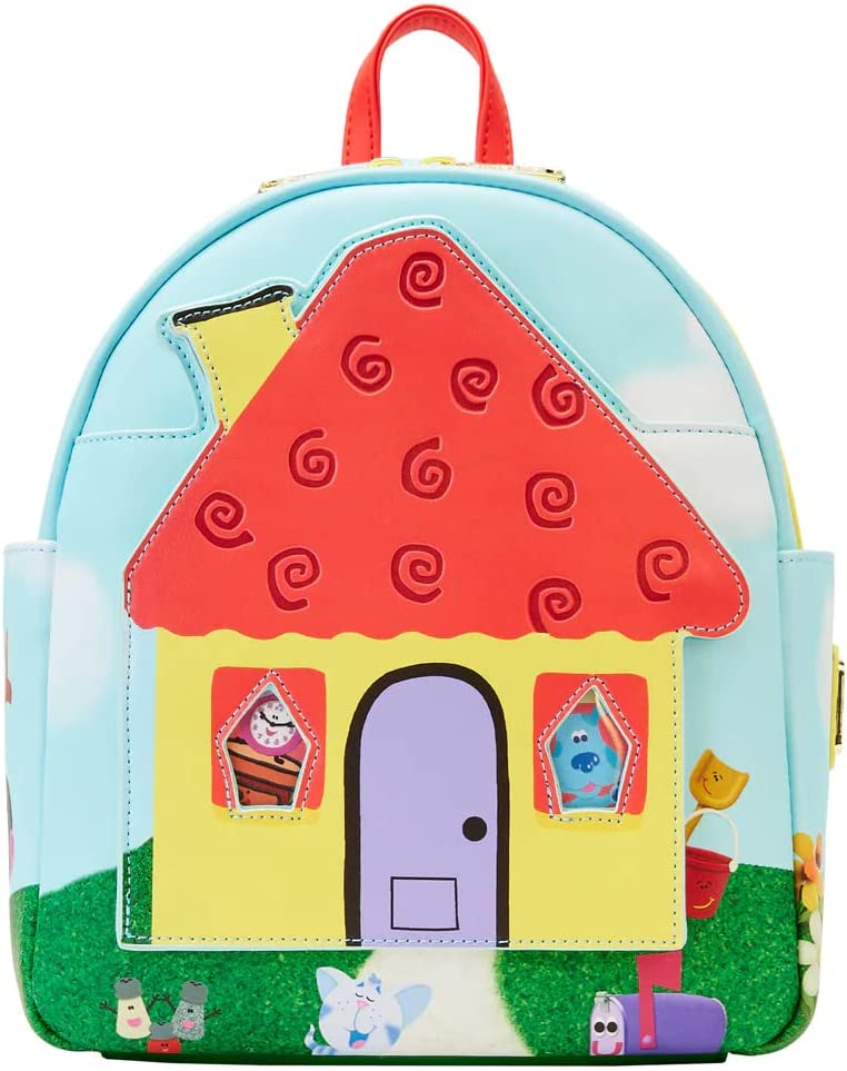LOUNGEFLY Blues Clues Open House Double Strap Shoulder Bag