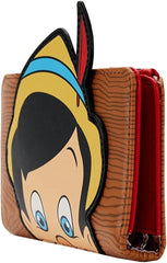 LOUNGEFLY Disney Pinocchio Peeking Flap Wallet