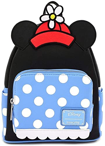 LOUNGEFLY Positively Minnie Mouse Polka Dot Mini Backpack Standard