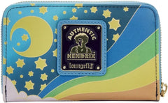 LOUNGEFLY Jimi Hendrix Psychedlic Glow Zip Around Wallet