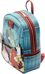 LOUNGEFLY Beauty and the Beast Fireplace Scene Double Strap Shoulder Bag