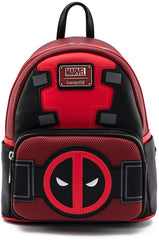 LOUNGEFLY Deadpool Merc with a Mouth Cosplay Womens Double Strap Shoulder Bag Purse