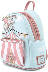 LOUNGEFLY Dumbo Flying Circus Tent Mini Backpack
