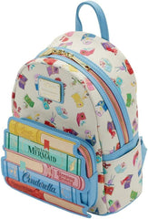 LOUNGEFLY Disney Princess Books Classics Womens Double Strap Shoulder Bag Purse