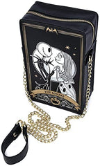 LOUNGEFLY X Disney Nightmare Before Christmas Tarot Card Passport Crossbody