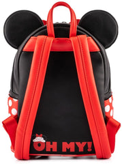 LOUNGEFLY Disney Minnnie Mouse Oh My Cosplay Treats Womens Double Strap Shoulder Bag Purse