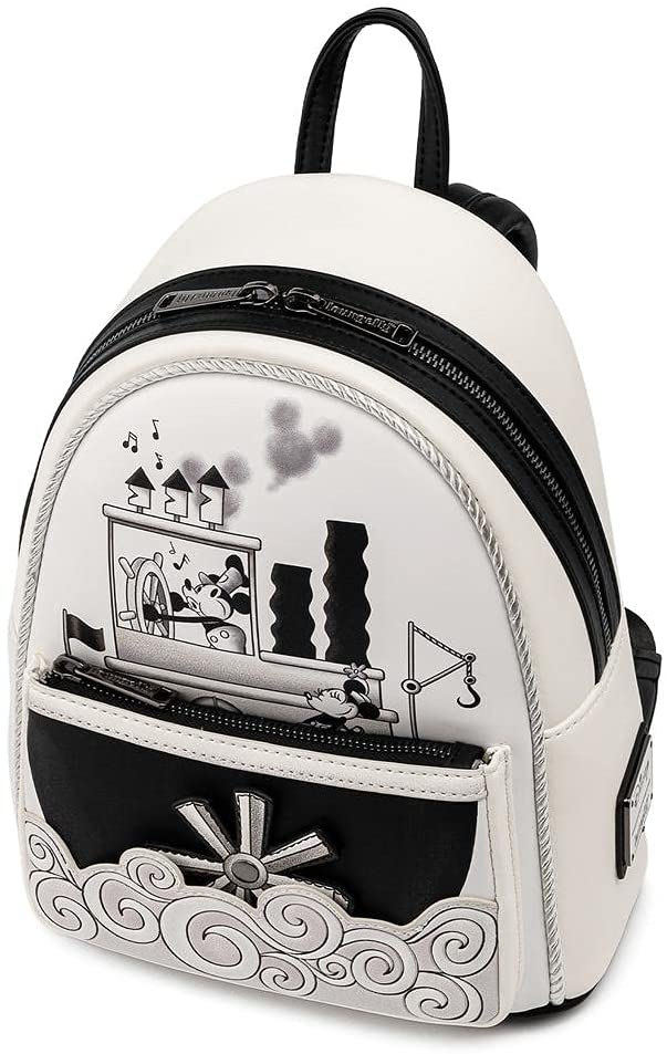 LOUNGEFLY Disney Mickey Steamboat Willie Music Cruise Womens Double St – ShopHippo