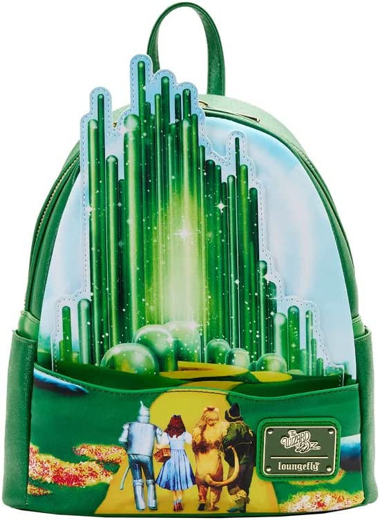 LOUNGEFLY Wizard of Oz Emerald City Double Strap Shoulder Bag