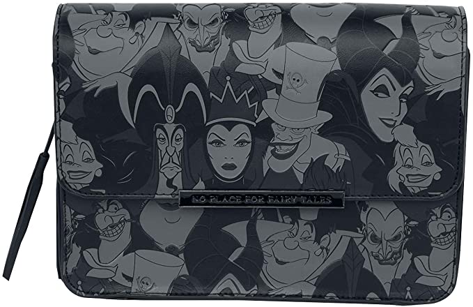 LOUNGEFLY Disney Villains Debossed Crossbody Bag