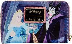 LOUNGEFLY Disney Sleeping Beauty Zip Around Wallet Sleeping Beauty One Size