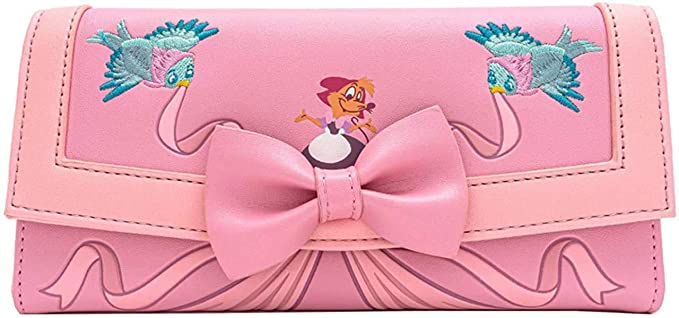 LOUNGEFLY Disney Cinderella 70th Anniversary Dress Flap Wallet