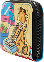 LOUNGEFLY Nickelodeon Garfield Loves Lasagna Zip Around Wallet