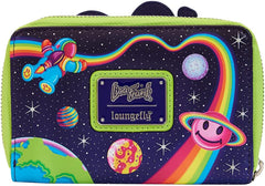 LOUNGEFLY Lisa Frank Cosmic Alien Ride Wallet