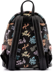 LOUNGEFLY Disney Villains Club Womens Double Strap Shoulder Bag Purse