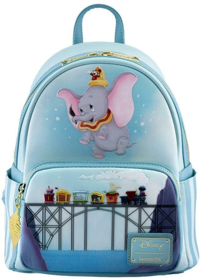 Loungefly Dumbo 80th Anniversary Don't Just Fly Light Mini Backpack