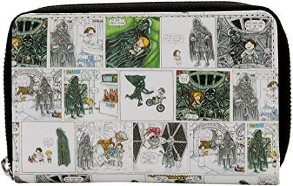 LOUNGEFLY Star Wars Vader I Am Your Father’s Day Zip Around Wallet Star Wars One Size