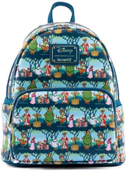 LOUNGEFLY Disney Robin Hood Sherwood All Over Print Womens Double Strap Shoulder Bag Purse