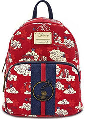 LOUNGEFLY Mushu Cloud Print Mini Backpack