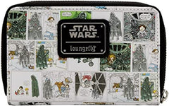 LOUNGEFLY Star Wars Vader I Am Your Father’s Day Zip Around Wallet Star Wars One Size