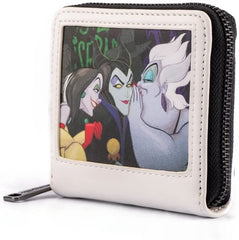 LOUNGEFLY Disney Villains Club Polaroid Zip-Around Wallet Villains Club One Size